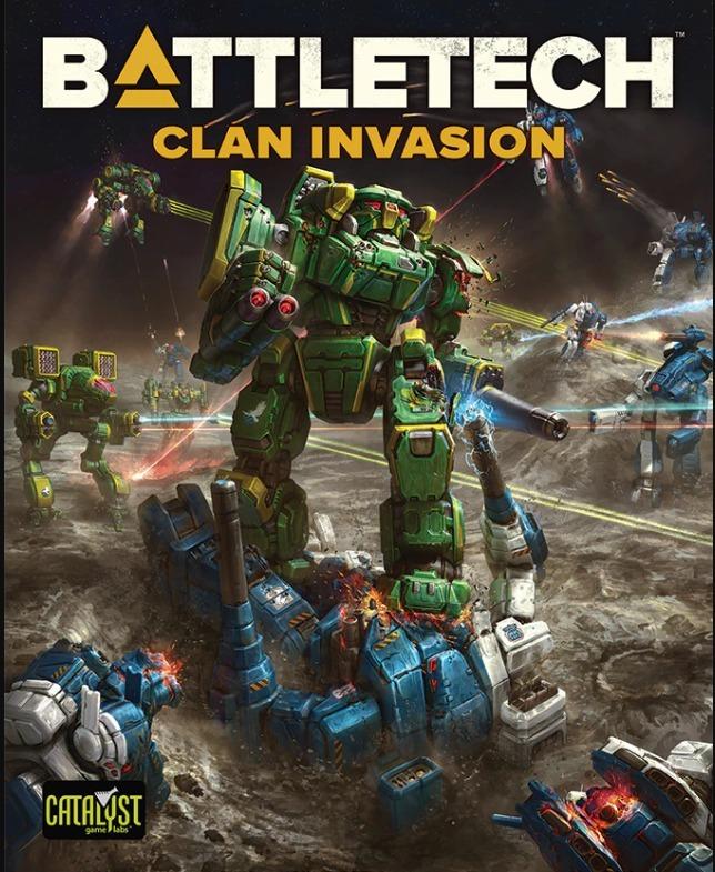 Battletech Kickstarter Lot Alpha Strike CLAN INVASION 5 mechs